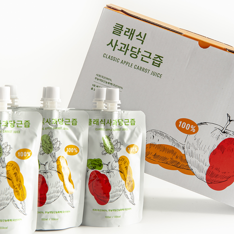 CLASSIC Apple Carrot Juice 20ea / 클래식 100% 사과당근즙