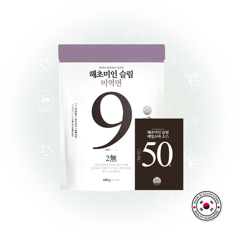 해초미인 (Haecho Miin) Seaweed Noodles + Soba/Bibim Sauce 50g