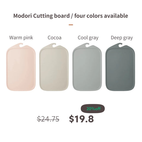 Modori Cutting Board 4 Color Set Made In Korea