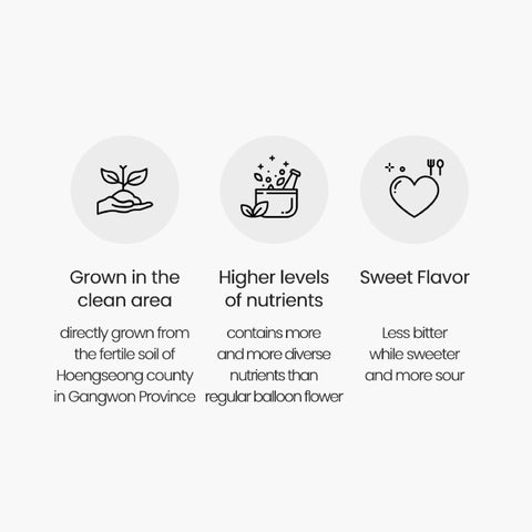 HASIMJUNG Steamed & Dried Black Bellflower Root 30 Sticks  / 하심정 구증구포 흑도라지 30스틱