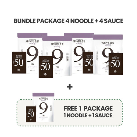 해초미인 (Haecho Miin) Seaweed Noodles + Soba/Bibim Sauce 50g