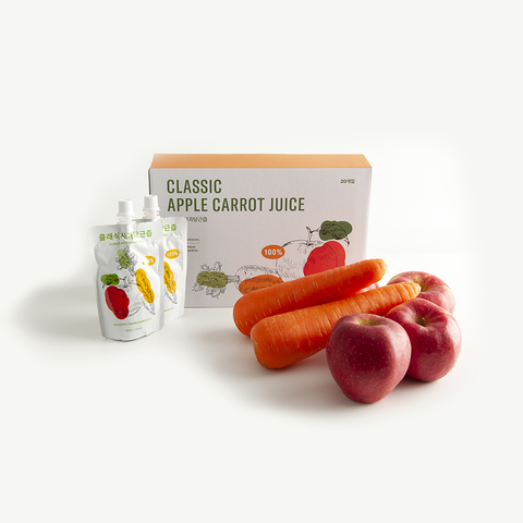 CLASSIC Apple Carrot Juice 20ea / 클래식 100% 사과당근즙