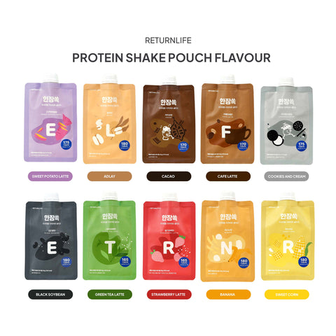 Returnlife PROTEIN SHAKE 10 set Flavours (45g/pcs)