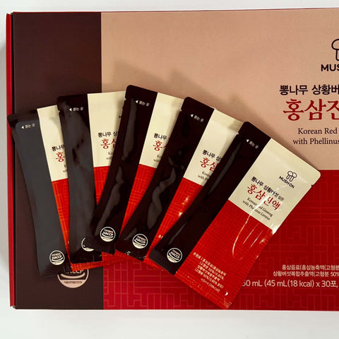 Mushon Korean Red Ginseng with Phellinus Linteus (5 pcs)