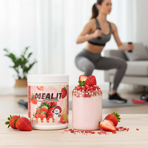 MEAL IT Protein Shake 450g – High Protein Meal Replacement Powder, Balanced Nutrition, Low Sugar, Ideal for Fitness, Diet, and On-the-Go Meals