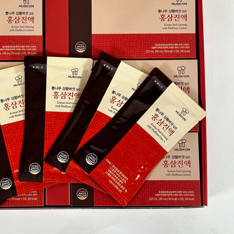 Mushon Korean Red Ginseng with Phellinus Linteus (5 pcs)