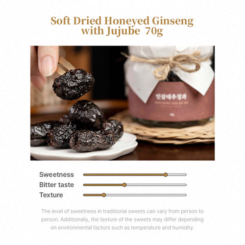 Soft Dried Ginseng Jeonggwa 1 Pcs (70g)
