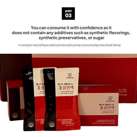 Mushon Korean Red Ginseng with Phellinus Linteus (5 pcs)