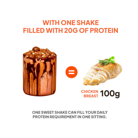 Benope Protein Shake 600g Tube | High Protein Powder | Muscle Recovery & Weight Management | Smooth Mix | Workout Nutrition