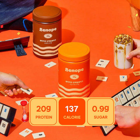 Benope Protein Shake 600g Tube | High Protein Powder | Muscle Recovery & Weight Management | Smooth Mix | Workout Nutrition