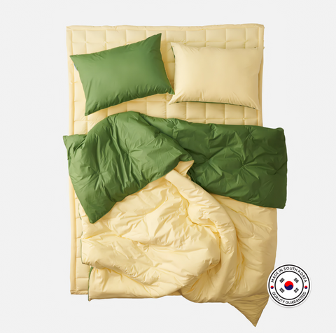 Bodyluv Baslack Bedding Set Reversible Quilt and Mattress Pad