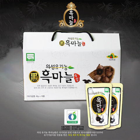 HEALTHY TREE Organic Black Garlic Extract 80mlx30Packs / 의성 유기농 흑마늘진액 80ml x 30포
