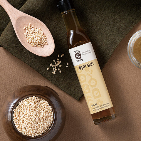 SJS Korean Brown Rice Vinegar 250ml / 깊은 맛과 풍부한 영양의 현미식초 250ml