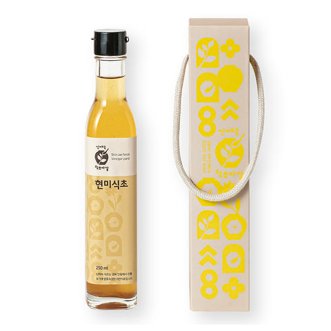 SJS Korean Brown Rice Vinegar 250ml / 깊은 맛과 풍부한 영양의 현미식초 250ml