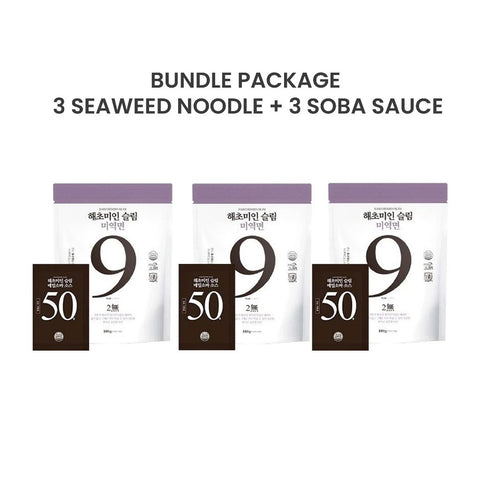 해초미인 (Haecho Miin) Seaweed Noodles + Soba/Bibim Sauce 50g