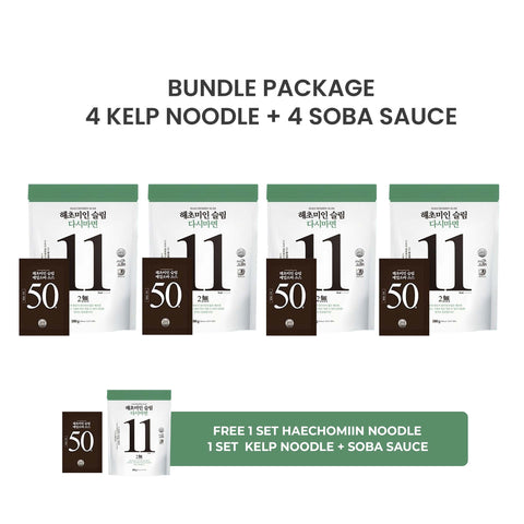 해초미인 (Haecho Miin) Kelp Noodles + Bibim/Soba Sauce 50g
