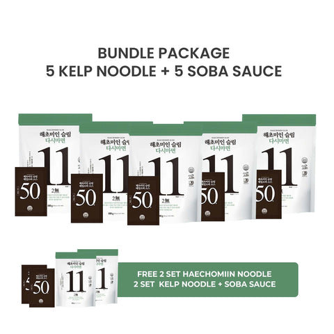 해초미인 (Haecho Miin) Kelp Noodles + Bibim/Soba Sauce 50g