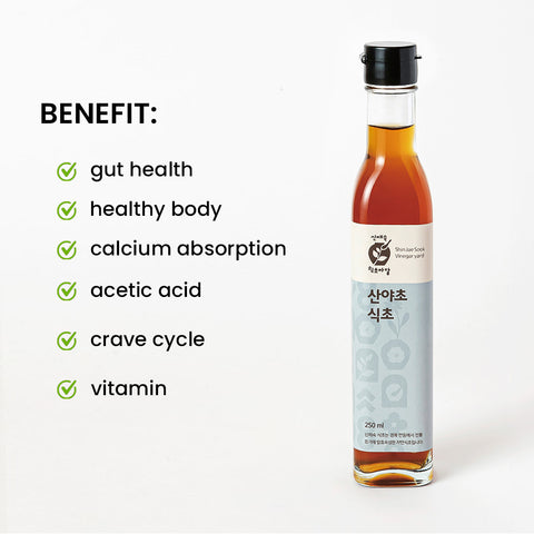 SJS Korean Wild Herb Vinegar 250ml / 강인한 생명력을 지닌 산야초식초 250ml