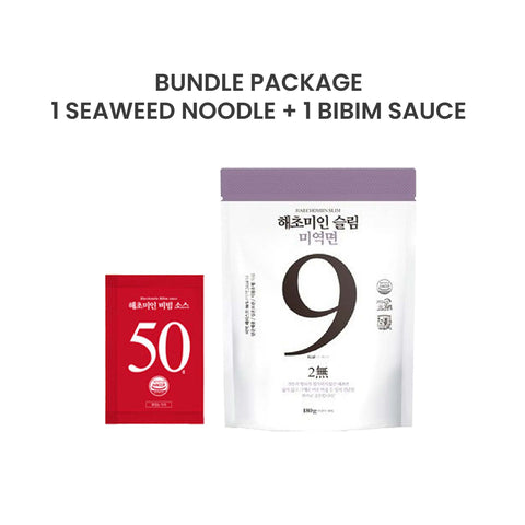 해초미인 (Haecho Miin) Seaweed Noodles + Soba/Bibim Sauce 50g