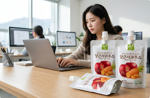The Screen-Time Shield: Why Korean Carrot-Apple is Your Desk Sidekick