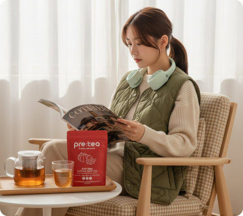 PRETEA Cutting Shot: Korean Weight Management Tea for Natural Metabolism Support