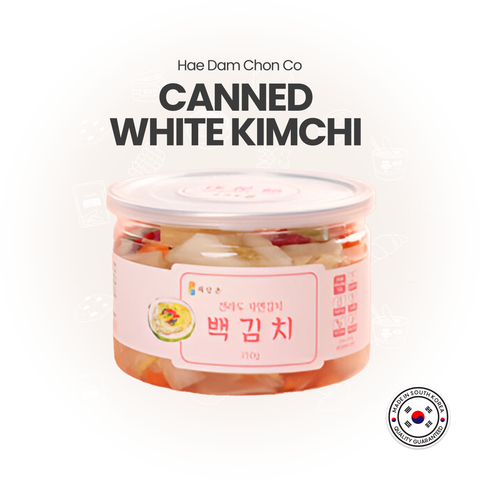 Haedamchon Baek White Kimchi / White Kimchi (350gr) / 해담촌 전라도 국산 백김치 350g