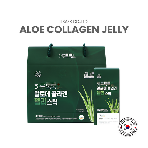 HARUTOKTOK Aloe Collagen Jelly 30Sticks / 일백 알로에콜라겐 젤리스틱 30개입