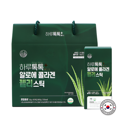 HARUTOKTOK Aloe Collagen Jelly 30Sticks / 일백 알로에콜라겐 젤리스틱 30개입