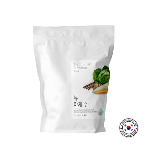 Korean Traditional Vegetable Tea 10packs / 간편하게 우려마시는 야채수 우리몸에 꼭 필요한 영양소