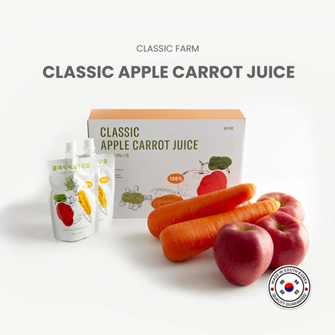 CLASSIC Apple Carrot Juice 20ea / 클래식 100% 사과당근즙