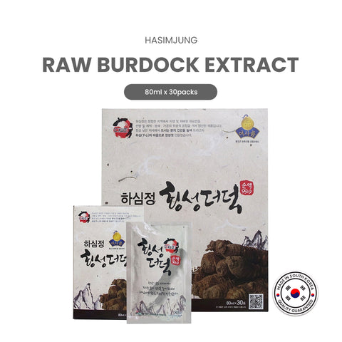 HASIMJUNG Raw Burdock Extract 80mlx30packs /  횡성더덕 순액 99.9% 80ml 30포