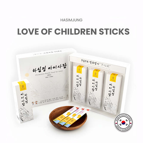 HASIMJUNG Children Natural Herb Vitamin 30 Sticks  / 하심정 아이사랑 30스틱 (아이성장, 면역력을 위해 만들었습니다)