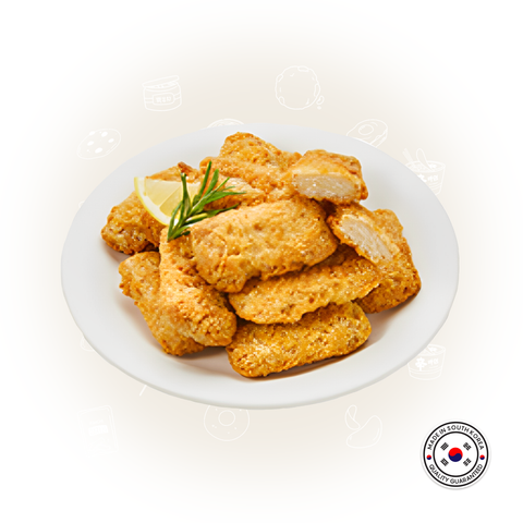 Vegetarian Vegan Meat-free Chicken Tender (1kg) / 비건 건강 치킨