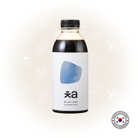 Cafe Cha Cold Brew Decaffeinated Concentrate (500ml) / 콜드브루디카페인 원액, 500ml