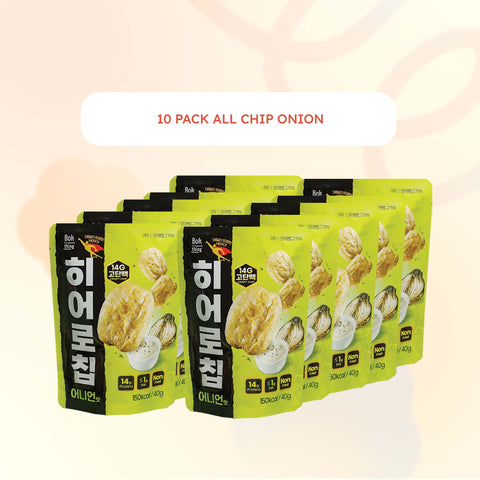 [Special Bundle 10pack] Hero Protein Chip (Onion, Chili Pepper)