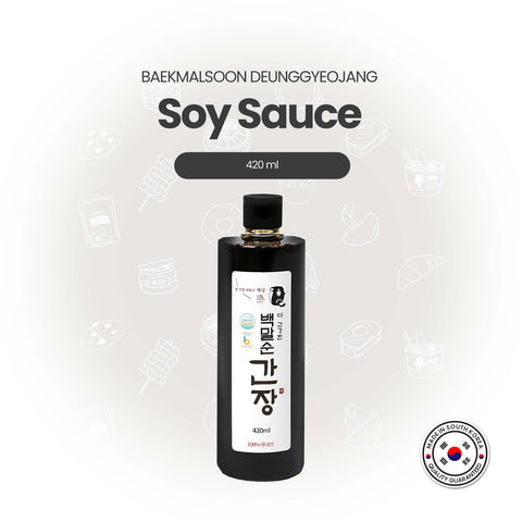 Hand made Gan Jang - Soy Sauce (420 ml) / 백말순 간장