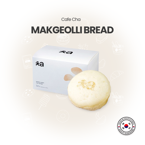 Cafe Cha Makgeolli Bread (440g) (1 box = 110gr x 4pcs) / 막걸리 술빵 4개입 (냉동)