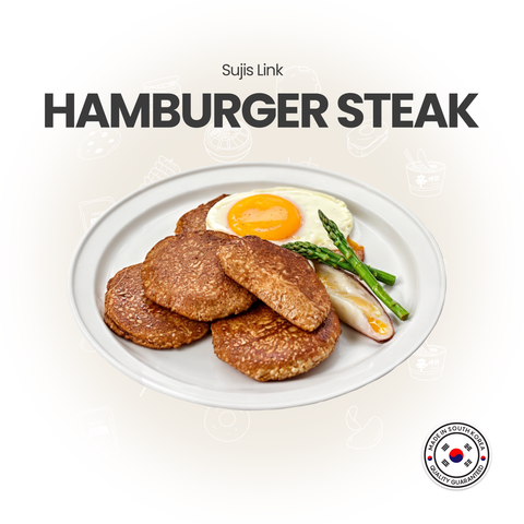 Vegan Meat-free Hamburger Steak (1.2kg) / 비건 건강 햄버거스테이크