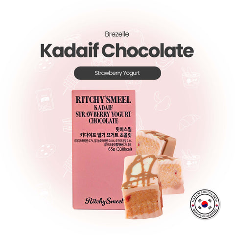 Ritchy'Smeel Kadaif Strawberry Yogurt Chocolate (65gr) / 두바이 카다이프 초콜릿(딸기요거트)