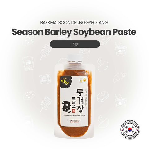 SEASONED BARLEY SOYBEAN PASTE (Hand made premium Ssam jang -dipping sauce) (170gr) / 건강 등겨장 보리 쌈장