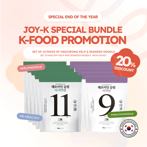 [Special Bundle 10 packs] Haecheong Kelp and Seaweed Noodle