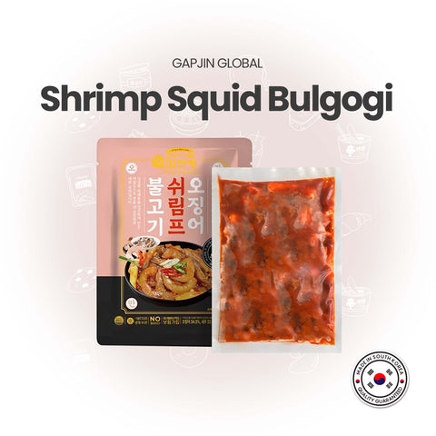 Deliciously Shrimp Squid Bulgogi (350gr) / 쉬림프 오징어불고기 (냉동)