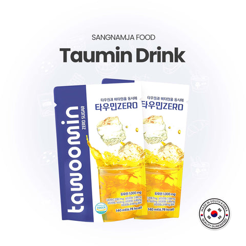 Caffeine-free vitamin drink Taumin Zero (1 pack = 140ml x 15pcs) / 타우민 에너지 건강 음료 무카페인 비타민음료 타우민제로 15개입