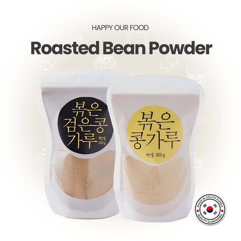 Roasted Bean Powder and Black Bean Powder Misutgaru (300gr) / 검은콩가루 & 볶은콩가루 / 선식 미숫가루