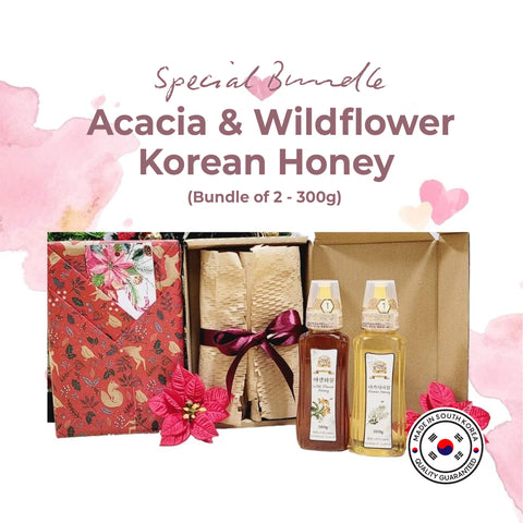 GOLD Honey-Acacia & Wildflower 300g [Bundle of 2]