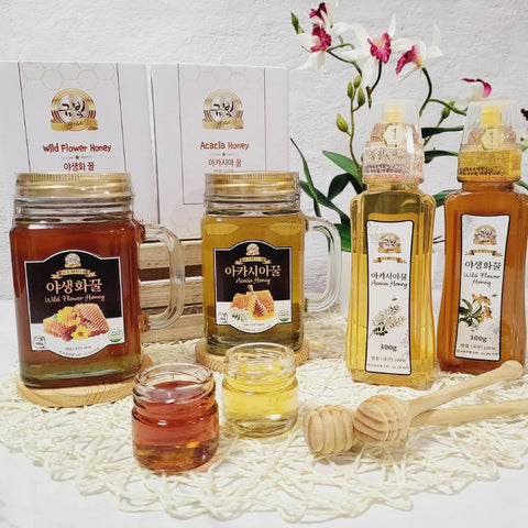 GOLD Honey-Acacia & Wildflower 300g [Bundle of 2]