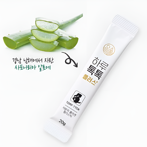 HARUTOKTOK Aloe Collagen Jelly 30Sticks / 일백 알로에콜라겐 젤리스틱 30개입