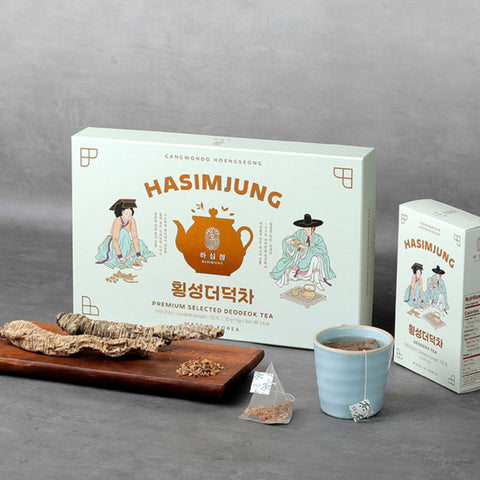 HASIMJUNG Dried Gingseng Tea / 하심정 더덕티백차 선물세트