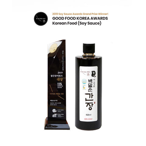 Hand made Gan Jang - Soy Sauce (420 ml) / 백말순 간장