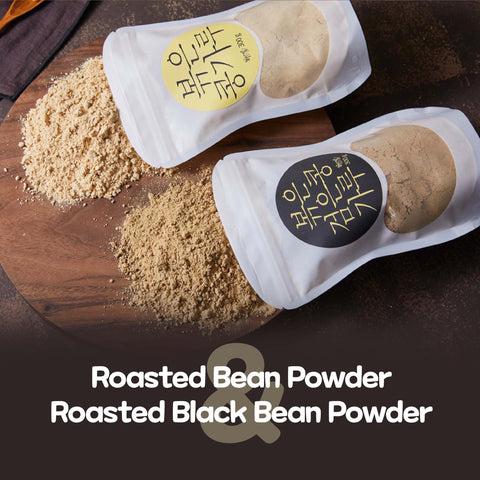 Roasted Bean Powder and Black Bean Powder Misutgaru (300gr) / 검은콩가루 & 볶은콩가루 / 선식 미숫가루